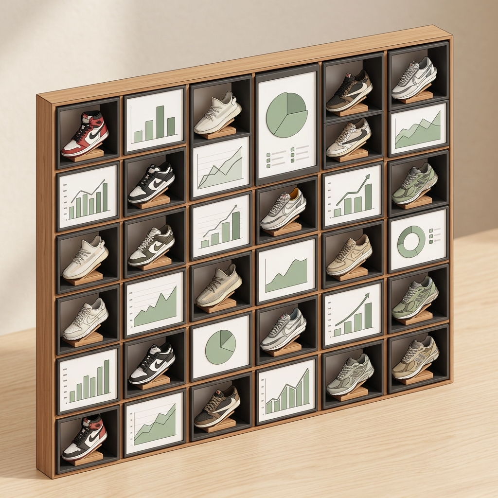 Abstract bento grid illustration